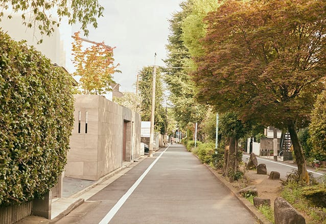 「駒沢大学駅」から「野沢」へ。ここは世田谷の奥座敷。